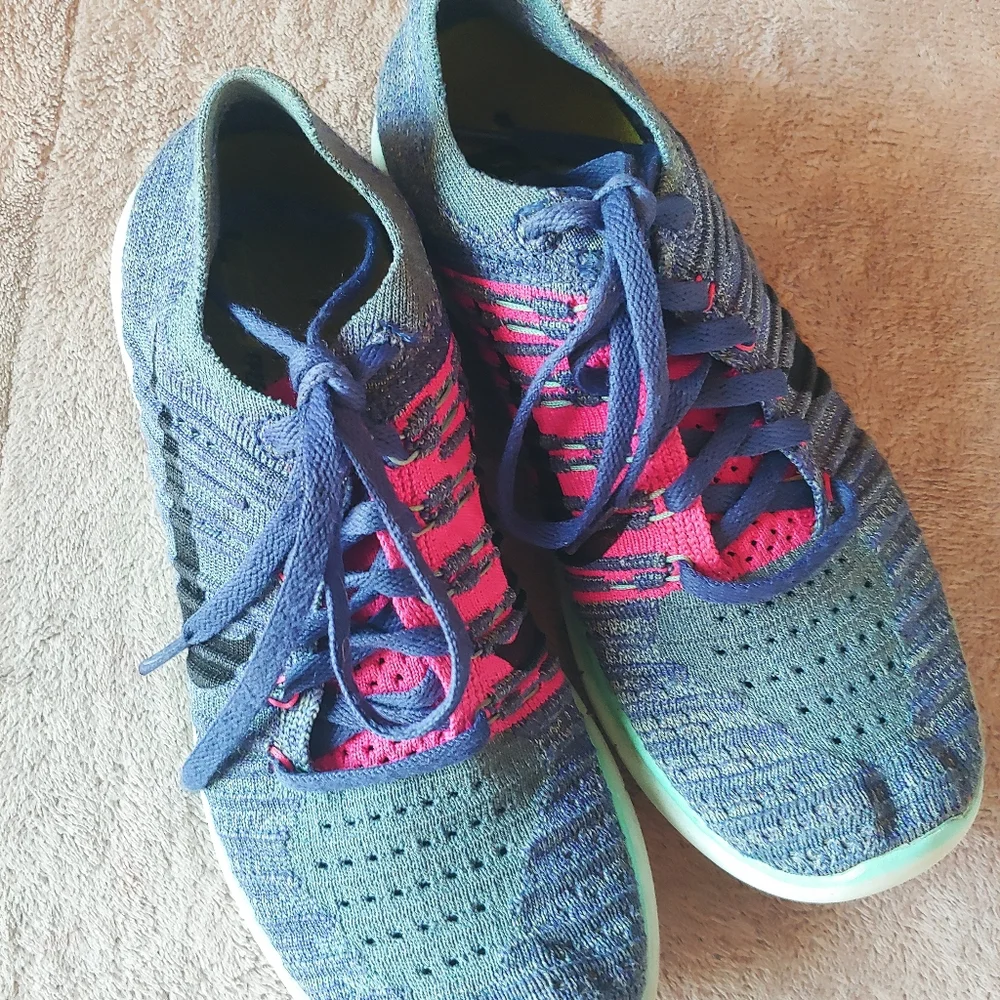 Nike Women’s Running Shoe in Purple, Pink & Teal with Black Swoosh